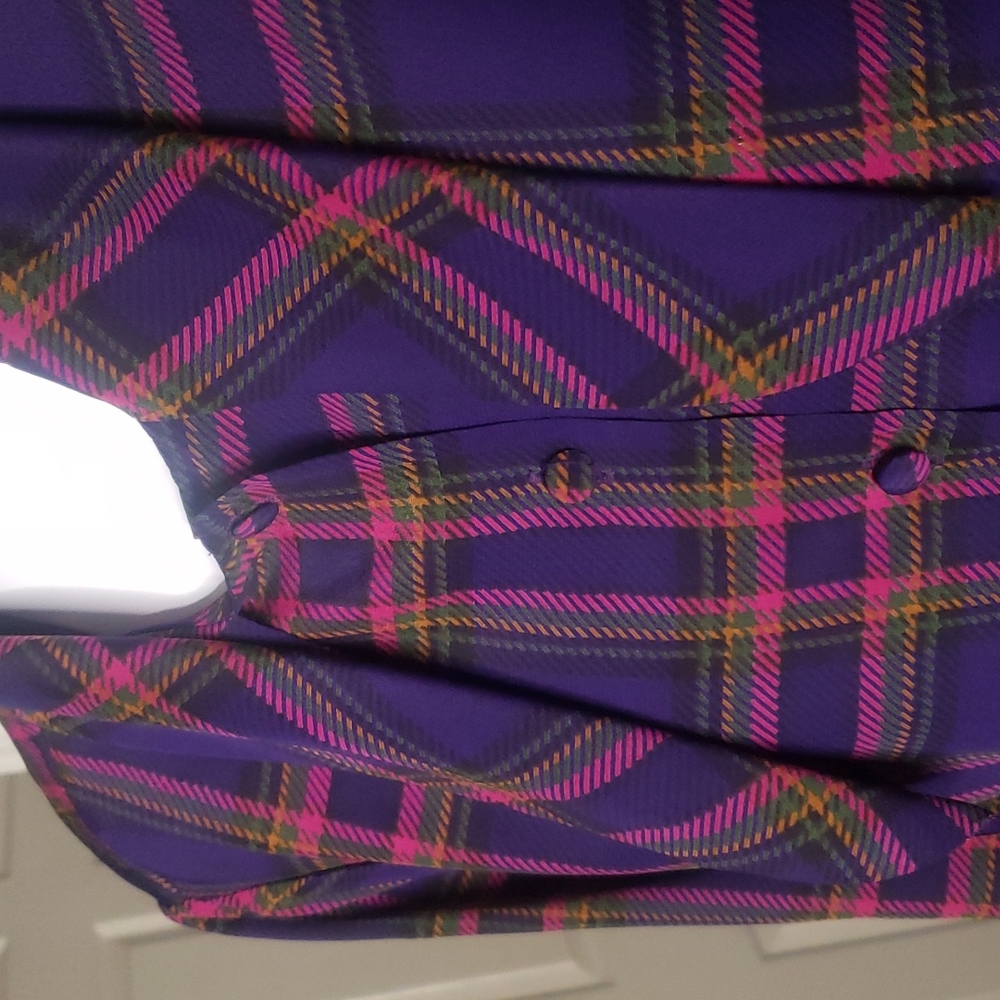 Pendleton Vintage Purple Button Down Blouse Size … - image 5